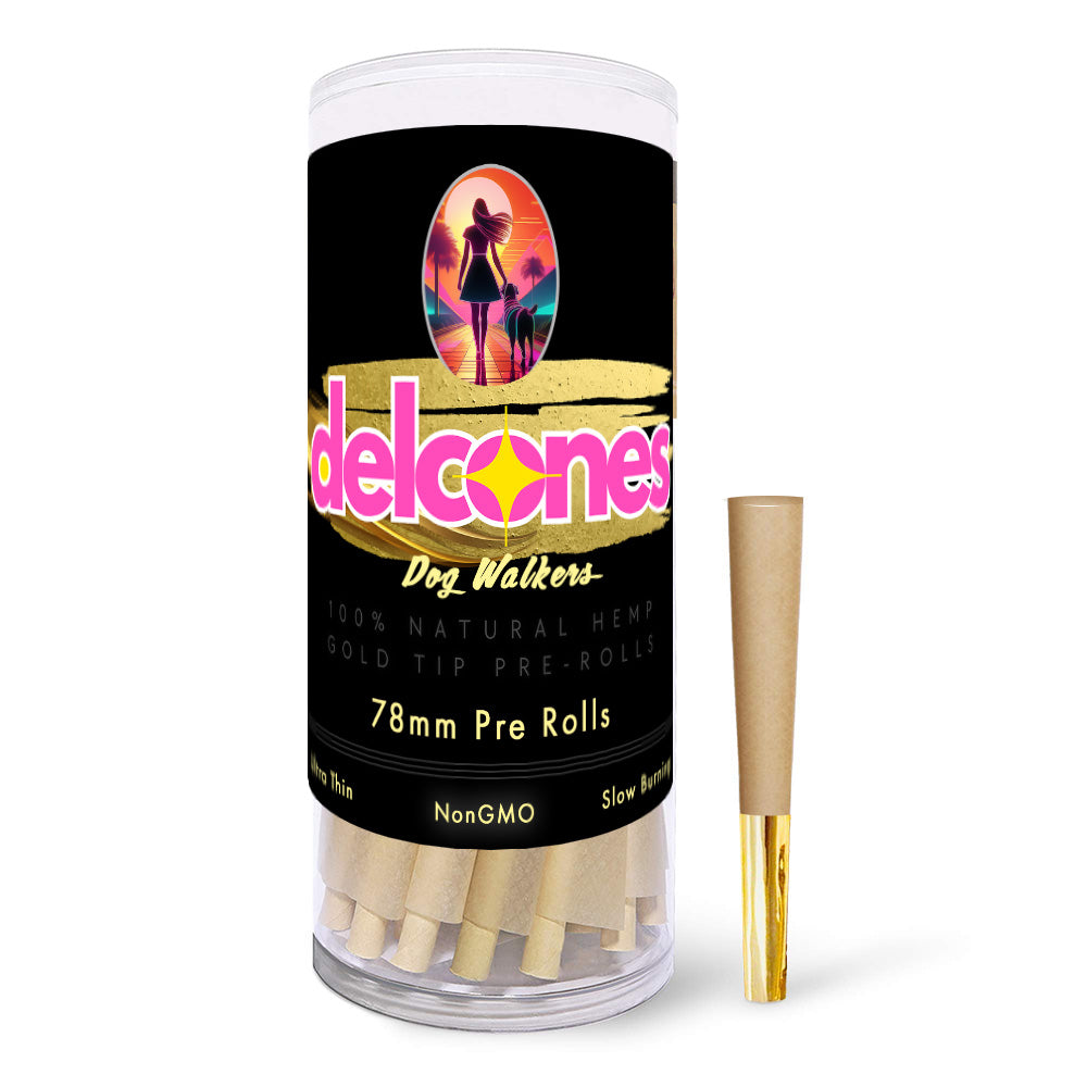 Natural Hemp 78mm Pre-Rolled Cones