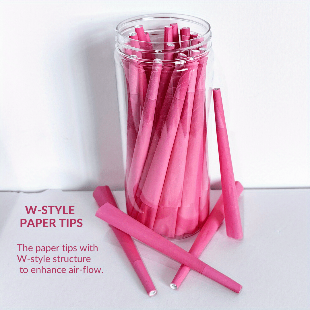 50 Pack Pink Pre-Rolled Cone