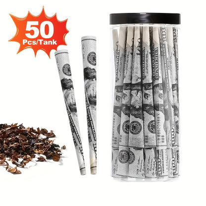 50 Pack - King Size Pre-Rolled Cones With Tips