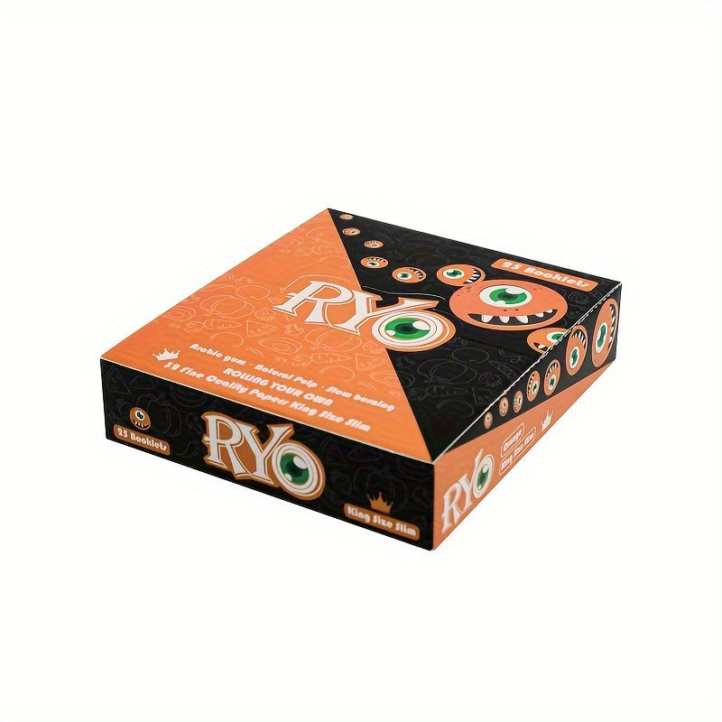 Box of 25 Orange Flavor Rolling Papers Booklets