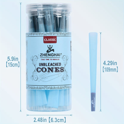 50 Pack Pre-Rolled Tapered Paper Cones