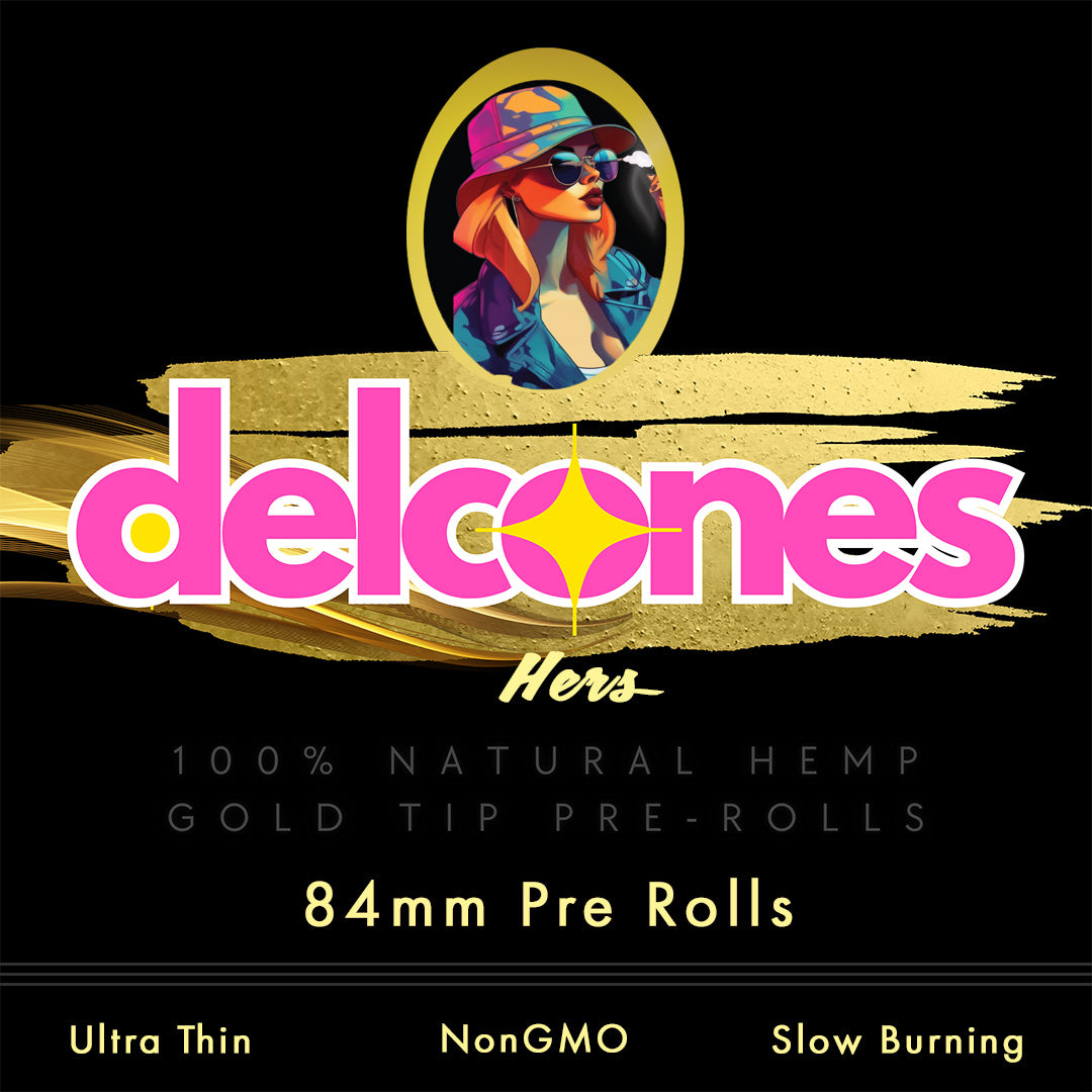 Natural Hemp 84mm Pre-Rolled Cones