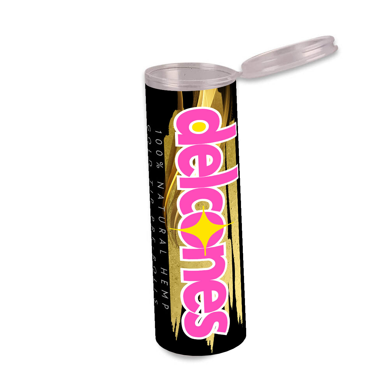 Natural Hemp 84mm Pre-Rolled Cones