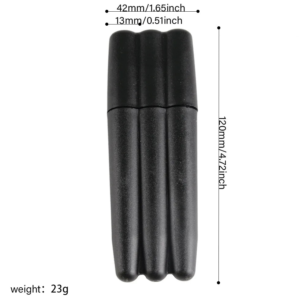 3 Pack - King Size Pre-Roll Cone Holder Case - Black