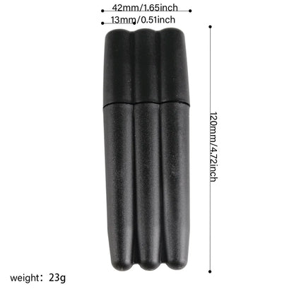 3 Pack - King Size Pre-Roll Cone Holder Case - Black