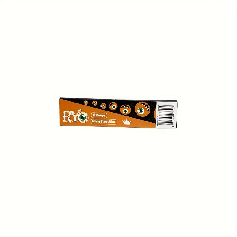 Box of 25 Orange Flavor Rolling Papers Booklets