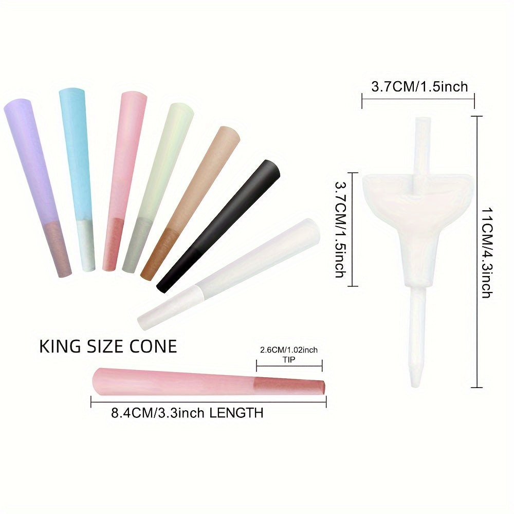 50 Pack Premium Black Cones Rolling Papers