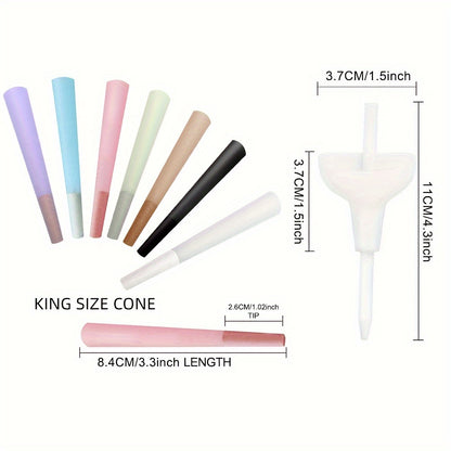 50 Pack Premium Black Cones Rolling Papers